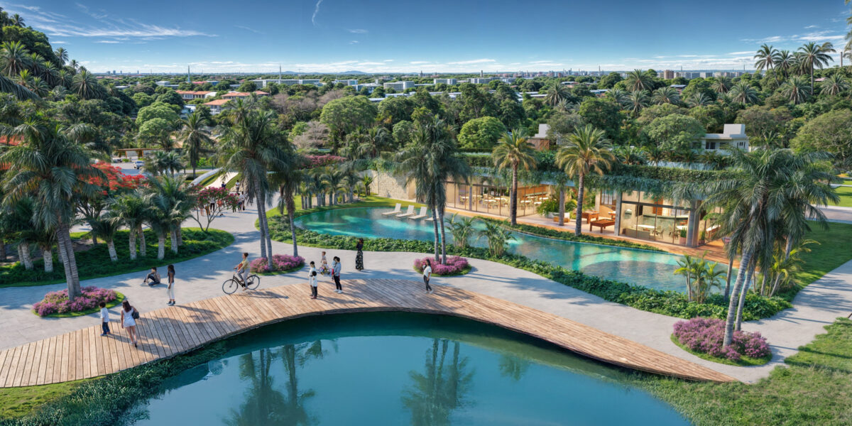 Empreendimento integrado à Natureza - Biofílico - Largo dos Ventos - Espaço para lazer - Urbanismo Sustentável no Ceará