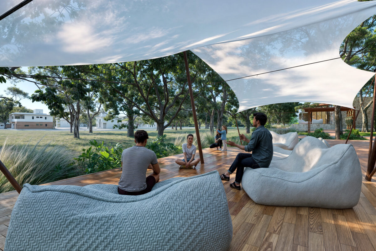 Espaço para lazer - Largo dos Ventos - Urbanismo Sustentável no Ceará - Espaço ZEN